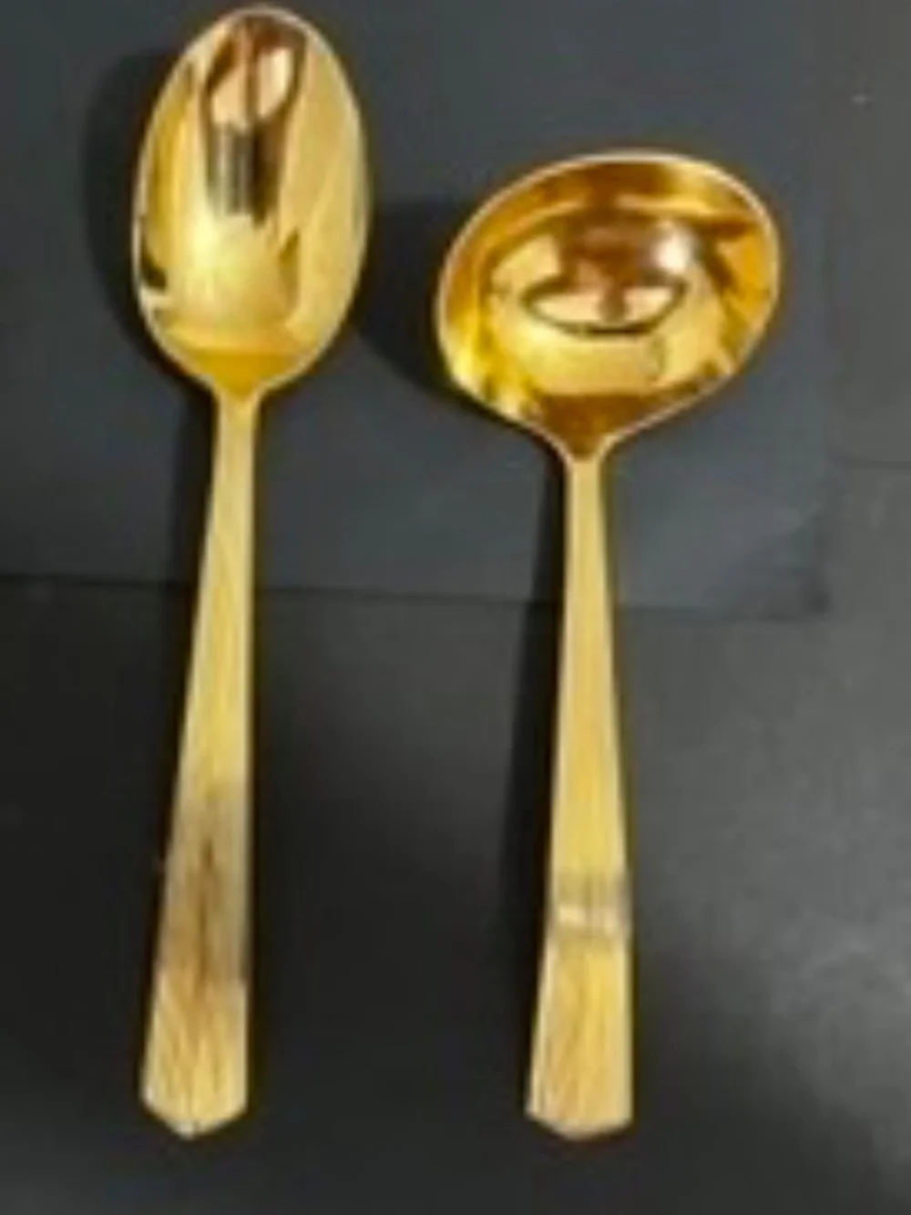 VINTAGE GOLD PLATED FLATWARE